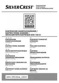 Notice SILVERCREST SHH 150 B2 Elektrischer Handtuchwärmer