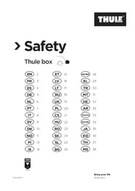 Notice THULE ONTO 905900 Porte-vélo