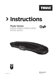 Notice THULE VECTOR ALPINE Coffre de toit