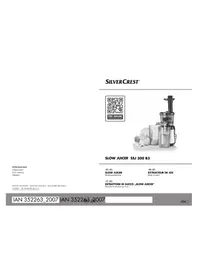 Notice SILVERCREST SSJ 300 B3 Centrifugeuse