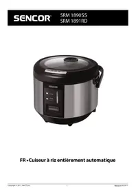 Notice SENCOR SRM 1890SS Cuiseur à riz