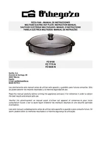 Notice Orbegozo PZ 6636 Appareil de cuisson électrique