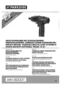 Notice PARKSIDE PDSSA 12 A1 Perforar