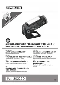 Notice PARKSIDE PLLA 12LI A1 Iluminación LED