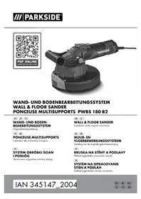 Notice PARKSIDE PWBS 180 B2 Ponceuse