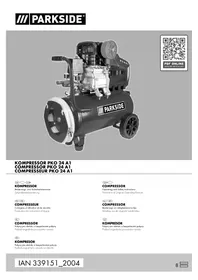 Notice PARKSIDE PKO 24 A1 Compresseur d'air