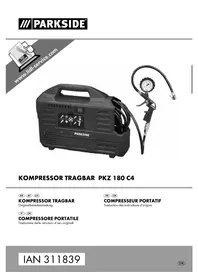 Notice PARKSIDE PKZ 180 C4 Compresseur d'air