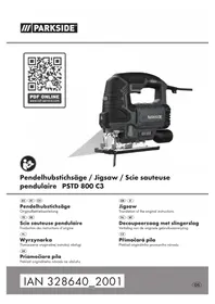 Notice PARKSIDE PSTD 800 C3 Electric saw