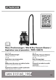 Notice PARKSIDE PNTS 1300 F5 Aspirateur