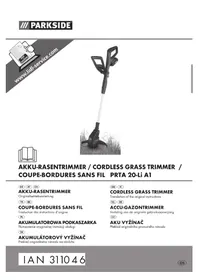 Notice PARKSIDE PRTA 20LI A1 Tondeuse à gazon