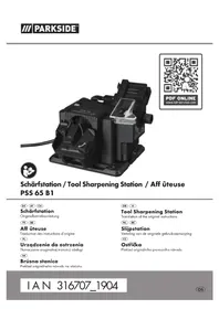 Notice PARKSIDE PSS 65W Aiguiseur de forets