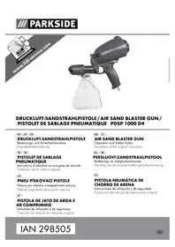 Notice PARKSIDE PDSP 1000 D4 Ponceuse