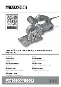 Notice PARKSIDE PTS 710 A2 Scie électrique