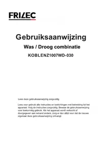 Notice Frilec KOBLENZ1007WD030 Machine à laver