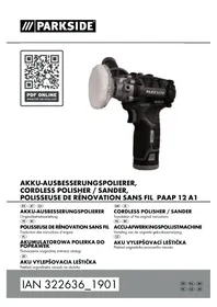Notice PARKSIDE PAAP 12 A1 Ponceuse