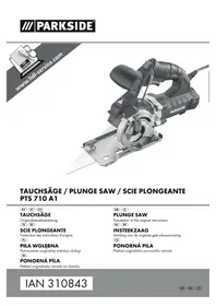 Notice PARKSIDE PTS 710 A1 Scie électrique