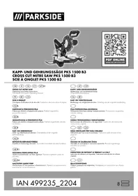Notice PARKSIDE PKS 1500 B3 Scie électrique