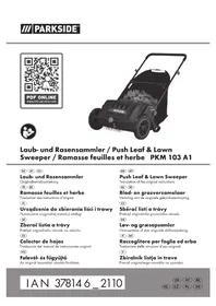 Notice PARKSIDE PKM 103 A1 Tondeuse à gazon