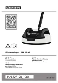 Notice PARKSIDE PFR 28 A2 Nettoyeur haute pression