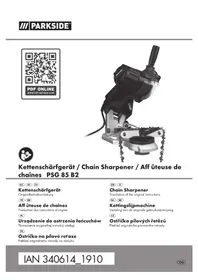 Notice PARKSIDE PSG 85 B2 Aiguiseur de forets