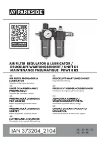 Notice PARKSIDE PDST 10 B3 Compresseur d'air