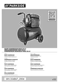 Notice PARKSIDE PSKO 24 A1 Compresseur d'air