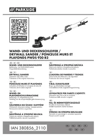 Notice PARKSIDE PWDS 920 B2 Ponceuse