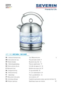 Notice SEVERIN WK 3454 Appareil à thé