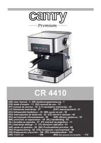 Notice CAMRY CR 4410 Кафемат