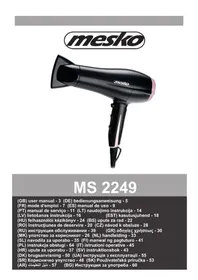 Notice Mesko MS 2249 Suszarka do ubrań