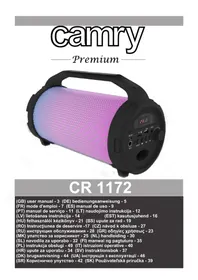 Notice CAMRY CR 1172 Alto-falante