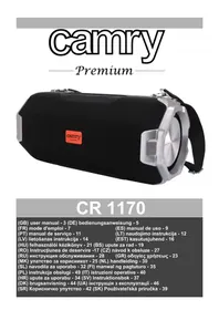 Notice CAMRY CR 1170 Alto-falante