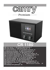 Notice CAMRY CR 1180 Radio