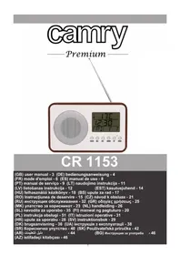 Notice CAMRY CR 1153 Радио