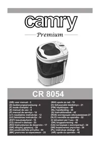 Notice CAMRY CR 8054 Lavadora