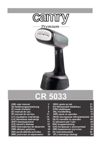 Notice CAMRY CR 5033 ångtvätt