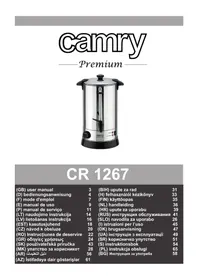 Notice CAMRY CR 1267 Vattenkokare
