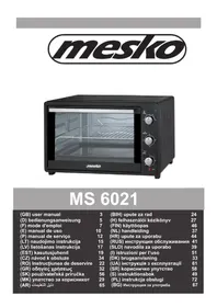 Notice Mesko MS 6021 Печка