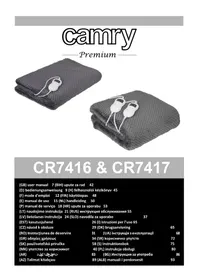 Notice CAMRY CR 7416 Isitmə yorğanı/yastıq