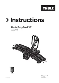 Notice THULE EASYFOLD 903202 Porte-vélo