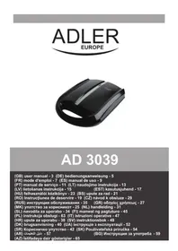 Notice ADLER AD 3039 Tostapane