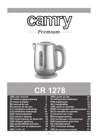 Notice CAMRY CR 1278 Vattenkokare