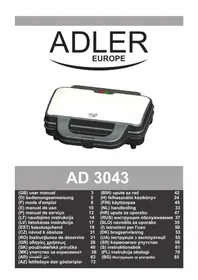 Notice ADLER AD 3043 Prăjitor de pâine