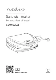 Notice NEDIS KASM100WT Grille pain