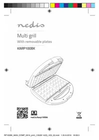 Notice NEDIS KARP100BK Leivänpaahdin