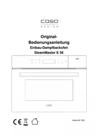 Notice CASO STEAMMASTER E 56 Oven