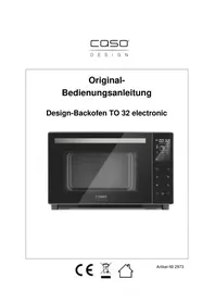 Notice CASO TO 32 ELECTRONIC Oven