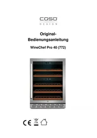 Notice CASO WINECHEF PRO 40 Bodega