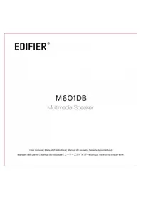 Notice EDIFIER M601DB Speaker