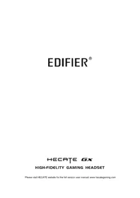 Notice EDIFIER HECATE GX イヤホン